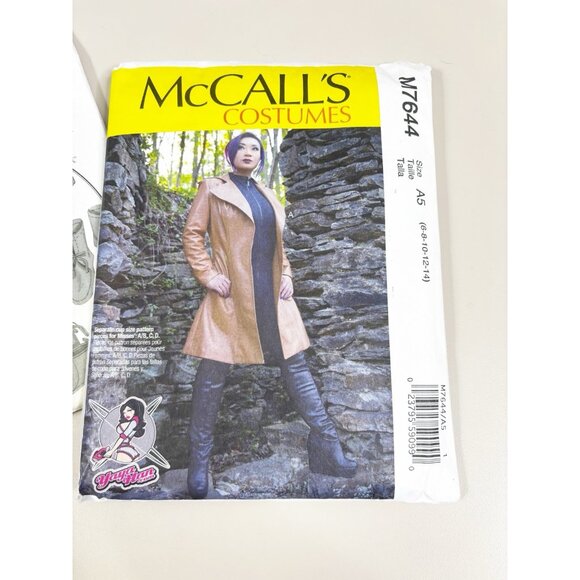 Costume Sewing Pattern (Lot Of 5-used/complete) Capes,Tunic,Boots,Dresses Etc - Picture 7 of 10